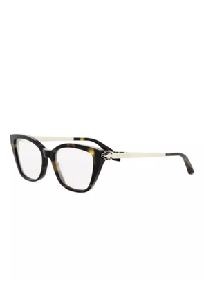 Bvlgari square-frame tortoiseshell glasses - Brown