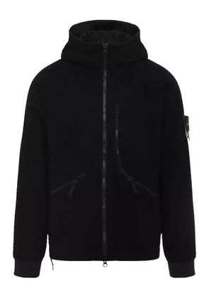 Stone Island hooded-zipped jacket - Black