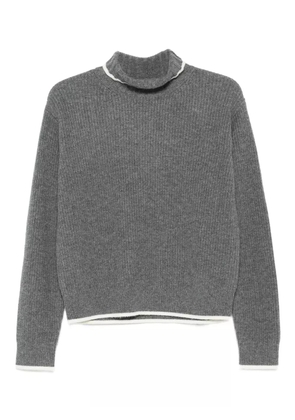 SANDRO high-neck sweater - Grey