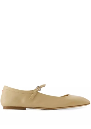 Aeyde leather ballerina shoes - Neutrals