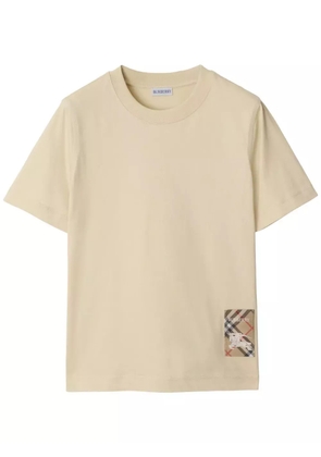 Burberry Vintage Check-patch T-shirt - Neutrals