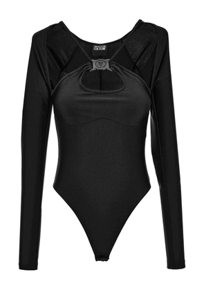 Versace Jeans Couture keyhole long-sleeve bodysuit - Black