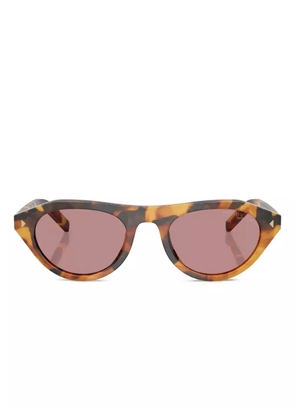 Prada Eyewear cat-eye tortoiseshell sunglasses - Brown