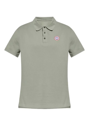 Canada Goose logo-patch polo shirt - Green