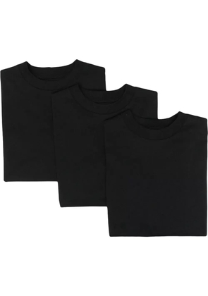 Jil Sander logo-patch T-shirt (pack of 3) - Black