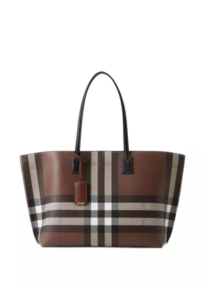Burberry medium Check tote bag - Brown