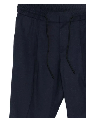 BOSS drawstring-waist pants - Blue