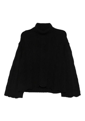 TWINSET pointelle-knit jumper - Black