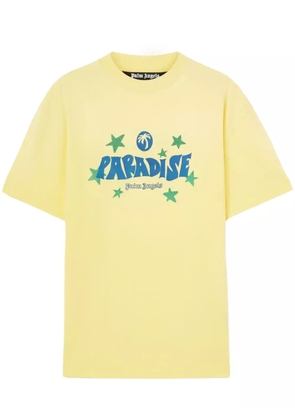 Palm Angels Paradise Palm T-shirt - Yellow