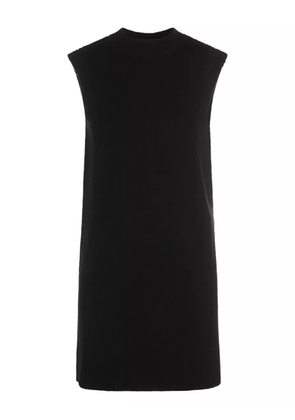Jil Sander sleeveless knitted vest - Black