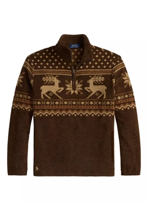 Polo Ralph Lauren fair isle-knit sweater - Brown