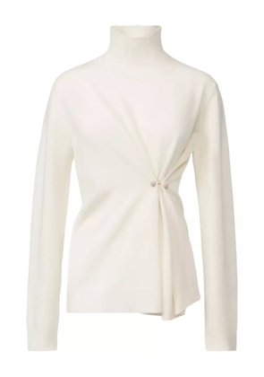 Fabiana Filippi high-neck twisted-front sweater - Neutrals