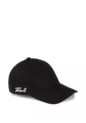 Karl Lagerfeld logo cap - Black