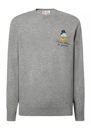 MC2 Saint Barth embroidered-motif sweater - Grey