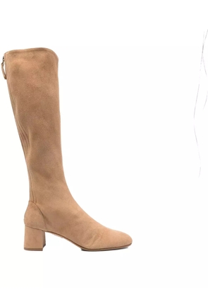 Aquazzura 50mm Saint Honore knee-high boots - Neutrals