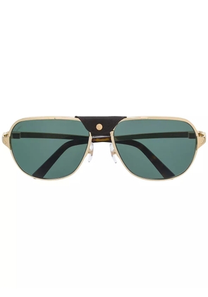 Cartier Eyewear Santos de Cartier sunglasses - Gold