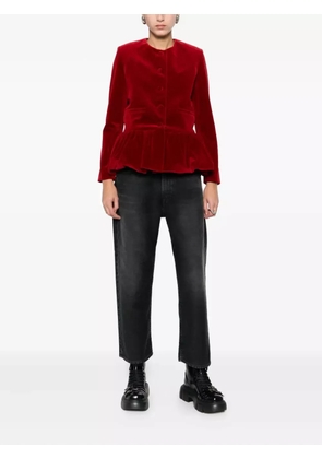 R13 faded-effect straight-leg jeans - Black