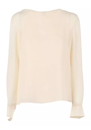 Max Mara Demian long-sleeve blouse - Neutrals