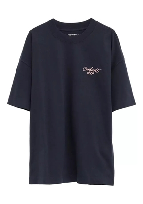 Carhartt WIP Signature Script T-shirt - Blue
