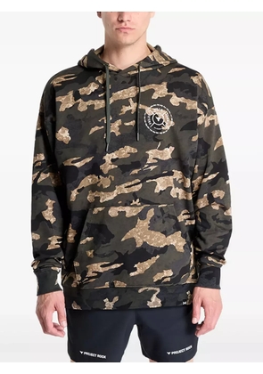 Under Armour Project Rock camo-print hoodie - Green