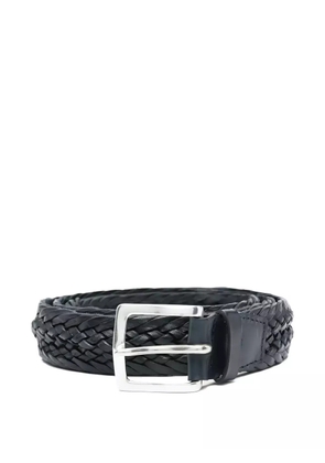 Orciani braided leather belt - Blue