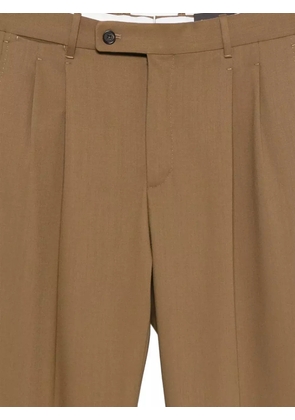 Incotex pleated pants - Brown