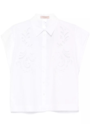 TWINSET embroidered shirt - White