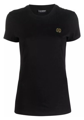 Plein Sport logo-patch T-shirt - Black