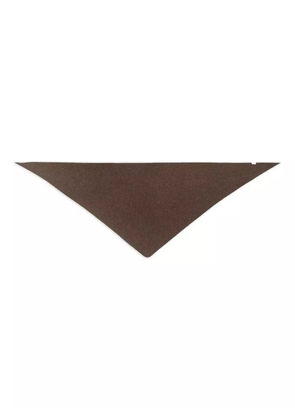NN07 triangle wool scarf - Brown
