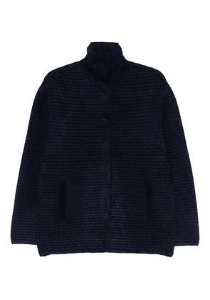 Emporio Armani textured jacket - Blue