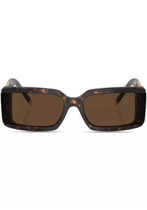 Tiffany & Co Eyewear rectangle frame tinted sunglasses - Brown