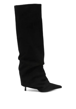 Le Silla 80mm Andy suede knee boots - Black