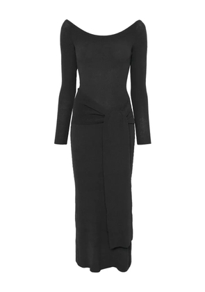 Aya Muse knitted maxi dress - Blue