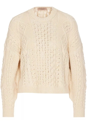 TWINSET cable-knit sweater - Neutrals