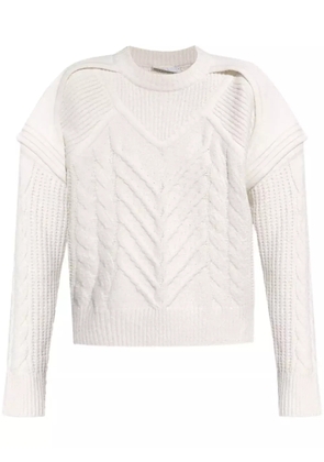 IRO cable-knit jumper - White