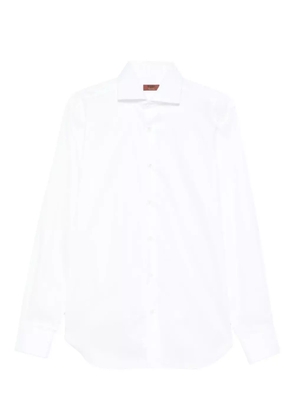 Barba long-sleeve button-down shirt - White