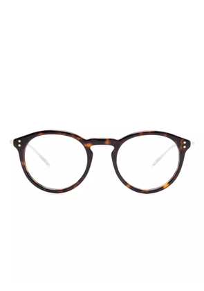 Gucci Eyewear tortoiseshell-effect glasses - Brown