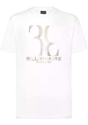 Billionaire logo-print T-shirt - White