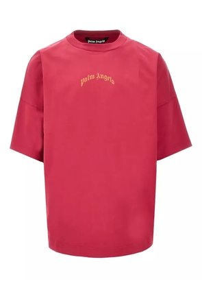 Palm Angels logo-print T-shirt - Pink