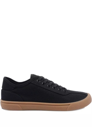 The Row round-toe lace-up sneakers - Black