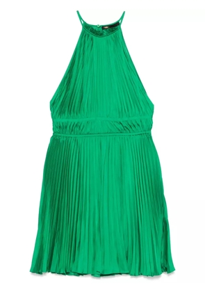 Maje plissé mini dress - Green