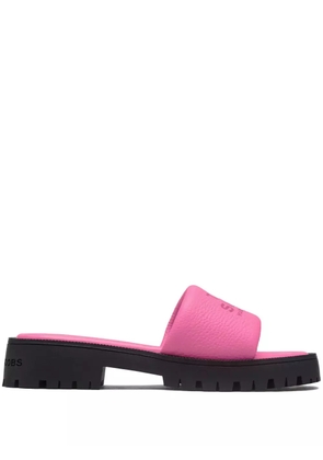 Marc Jacobs lug-sole slides - Pink