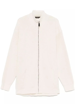 Balenciaga zip-up cardigan - White