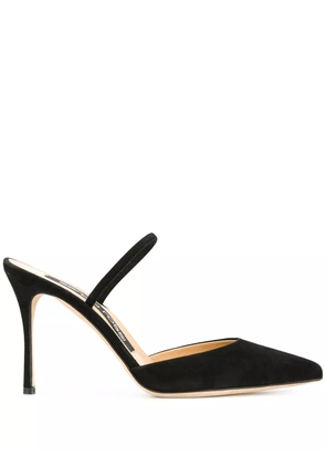 Sergio Rossi 95mm Godiva mules - Black