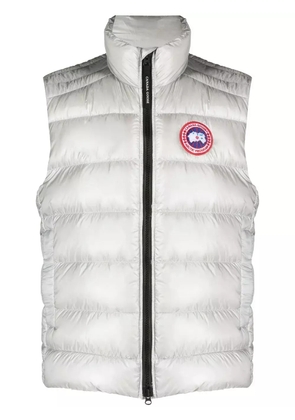 Canada Goose Crofton logo-patch padded gilet - Silver