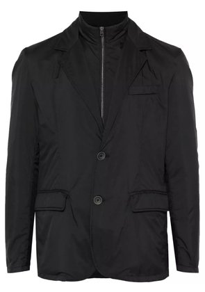 Herno logo-plaque jacket - Black