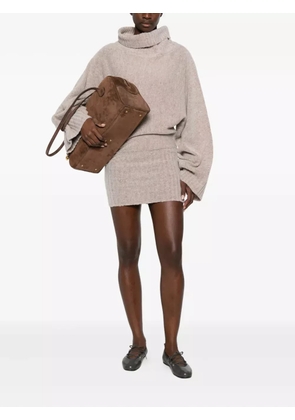 Aya Muse Fen cowl-neck mini dress - Pink