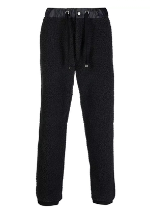 Parajumpers logo-patch fleece sweatpants - Grey