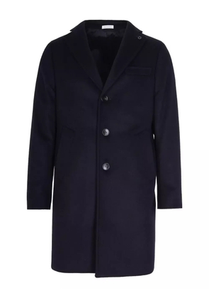 BRERAS MILANO single-breasted wool coat - Blue