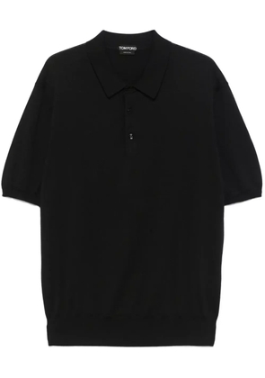 TOM FORD cotton polo shirt - Black
